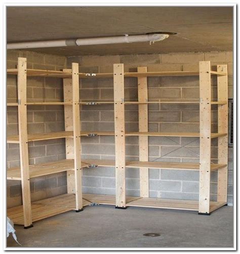 inexpensive garage bracket shelves